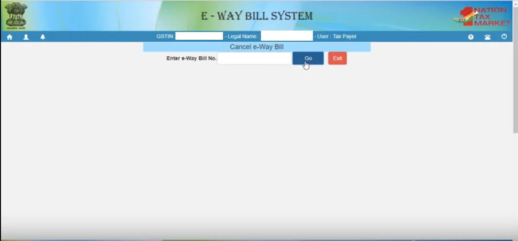 e-way bill cancel