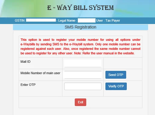 E-Way Bill System