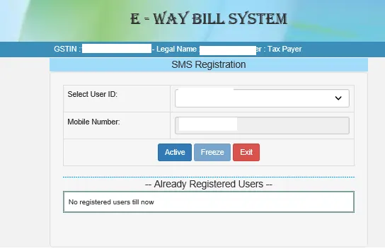 E-Way Bill System