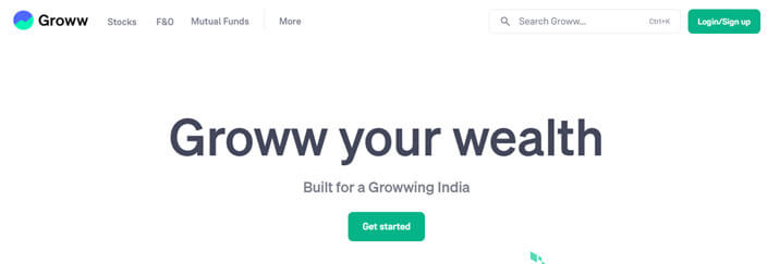 Groww website