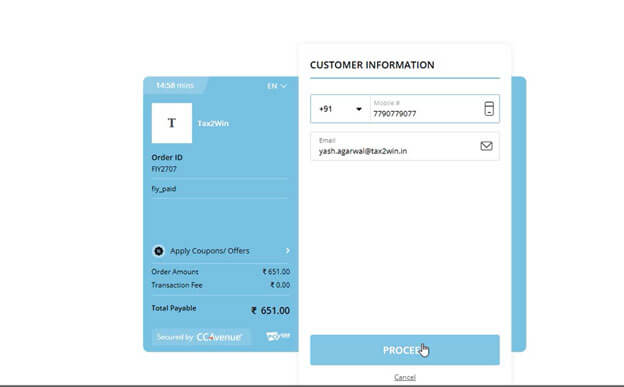 payment through Netbanking