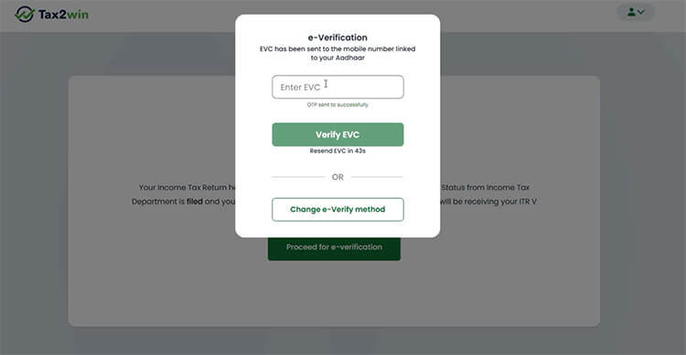 EVC on your mobile number