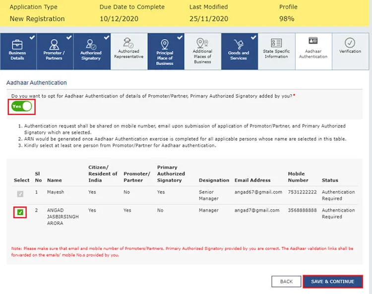 Aadhaar Authentication
