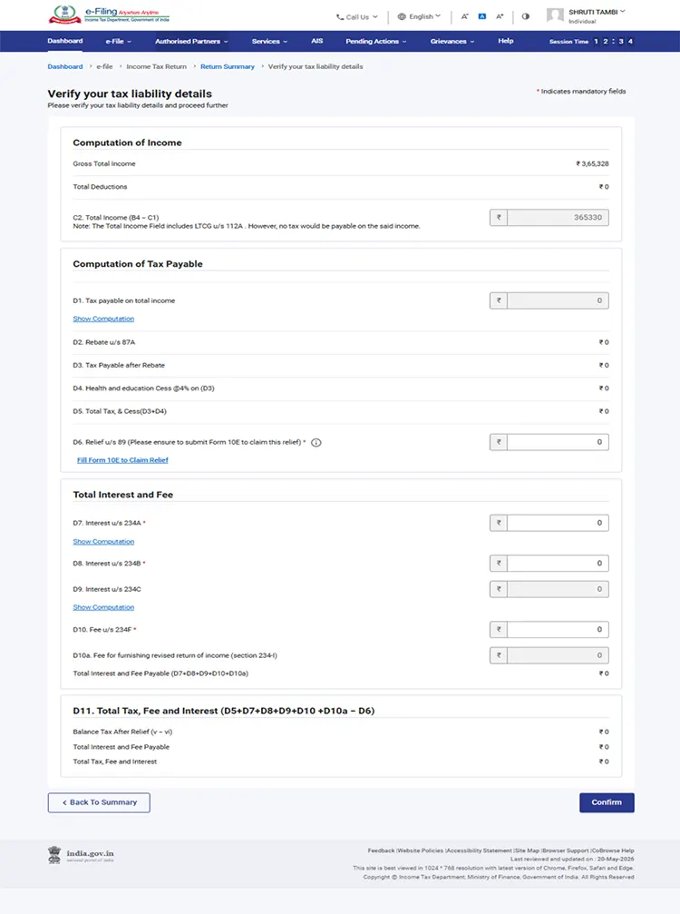 e-pay Tax service